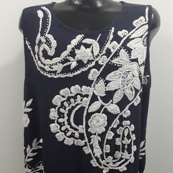 Lucky Brand Tops - New Lucky brand women top sleeves blue size 3X